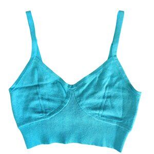 A New Day Women’s Turquoise Blue Bralette Top with Adjustable Straps - NWT